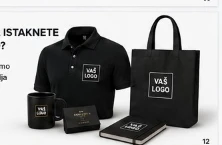 Kompletan paket korporativnog brendiranja firme Sombor - Logo dizajn, vizit karte, memorandumi i reklamni tekstil