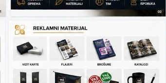 Primeri štampanog i reklamnog materijala